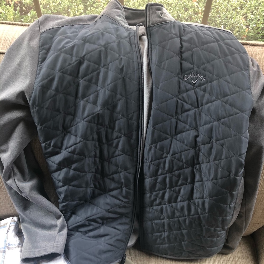 Callaway gray full zip up jacket